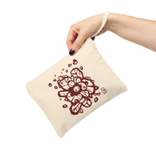 Load image into Gallery viewer, Cranberry Anthea Bloom Accessory Wristlet