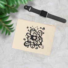 Load image into Gallery viewer, Black Anthea Bloom Accessory Wristlet