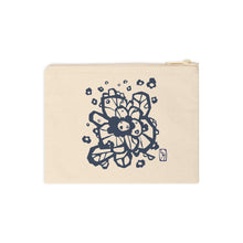 Load image into Gallery viewer, Slate Blue Anthea Bloom Accessory Wristlet