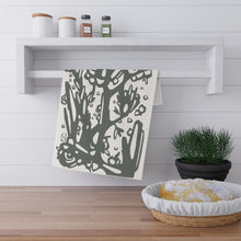 Load image into Gallery viewer, Ainsley Botanical Grey Tea Towel