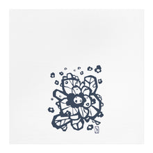 Load image into Gallery viewer, Anthea Bloom Slate Blue Dish Towel