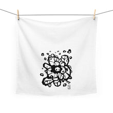 Load image into Gallery viewer, Anthea Bloom Black Dish Towel