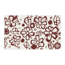 Load image into Gallery viewer, Morning Glory Cranberry Tea Towel