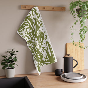 Ainsley Botanical Avocado Green Tea Towel
