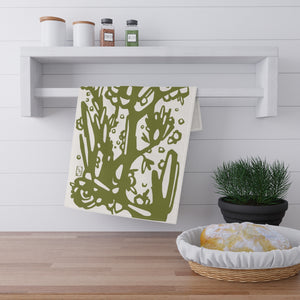 Ainsley Botanical Avocado Green Tea Towel