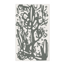 Load image into Gallery viewer, Ainsley Botanical Grey Tea Towel