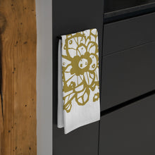 Load image into Gallery viewer, Anthea Bloom Yellow Ochre Dish Towel