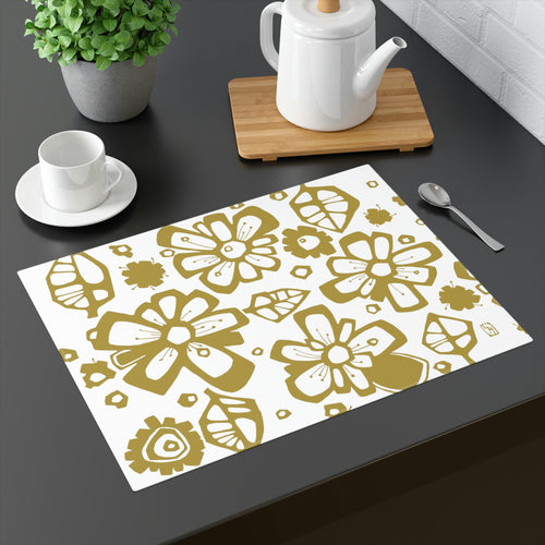 Morning Glory Ochre Placemat