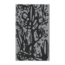 Load image into Gallery viewer, Ainsley Botanical Black/Grey Tea Towel